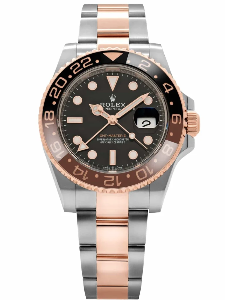 Superclone Rolex GMT-Master II Black Dial 126711CHNR Root Beer Dial Details