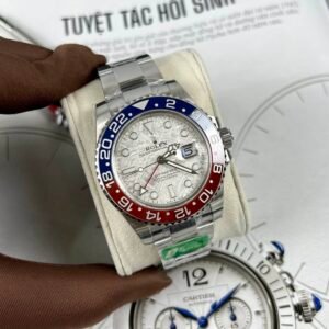 Superclone Rolex GMT-Master II Meteorite Dial 126719BLRO “Superman” Oyster