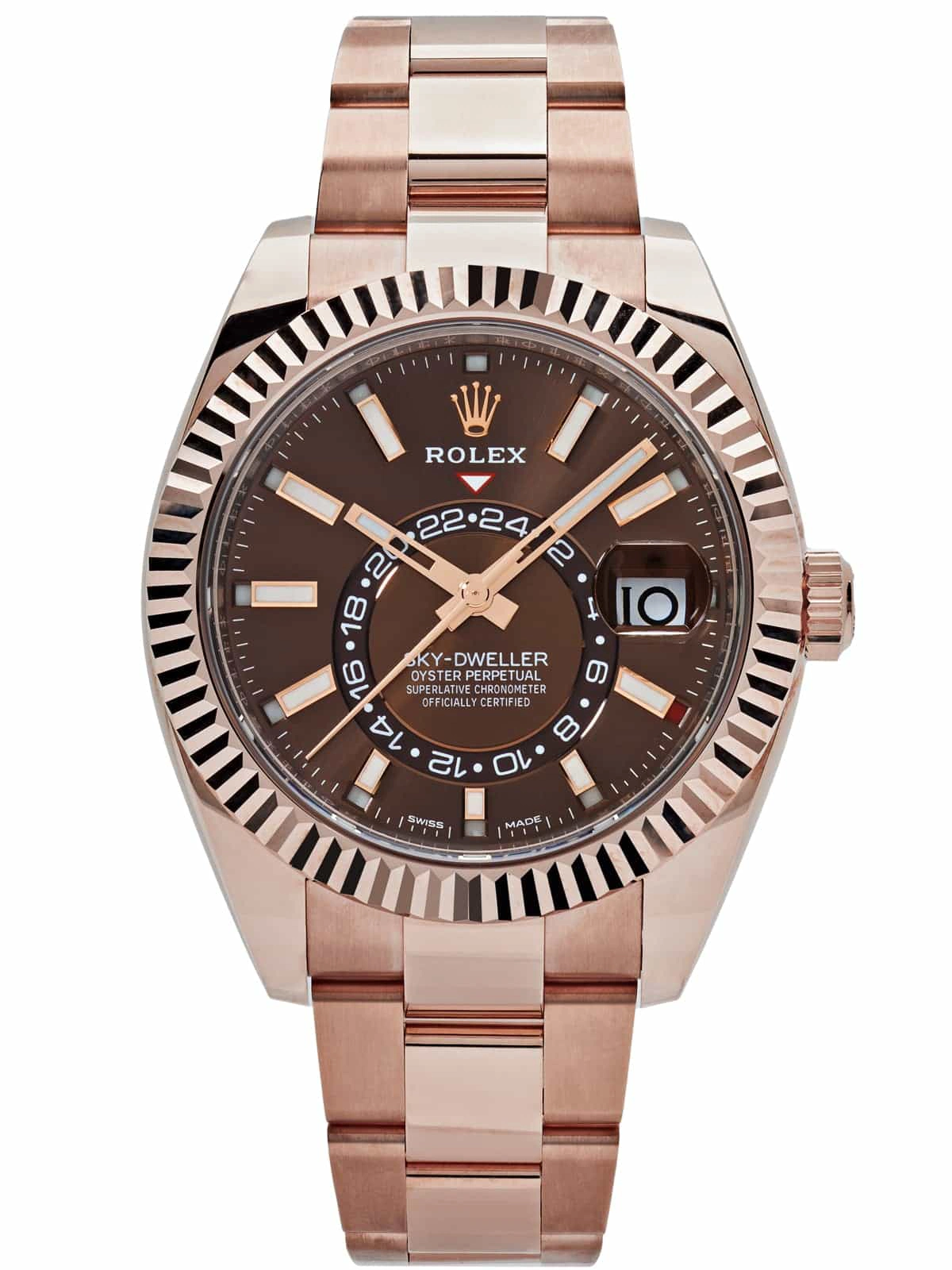Replica Rolex Sky-Dweller Chocolate Dial 326935