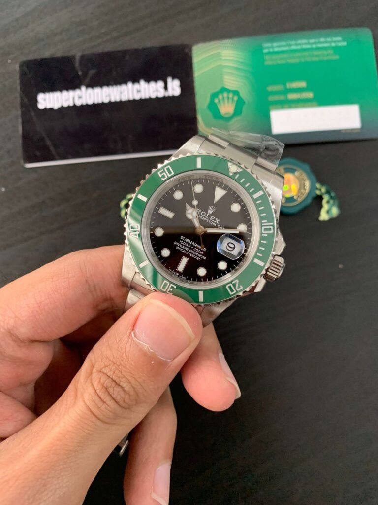 Superclone Rolex Submariner Black Dial 126610LV “Starbucks” Additional Detail