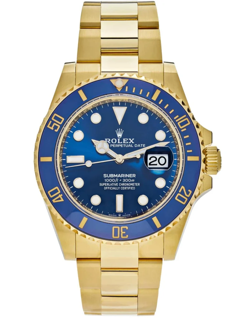 Replica Rolex Submariner Blue Dial 126618LB Dial Details