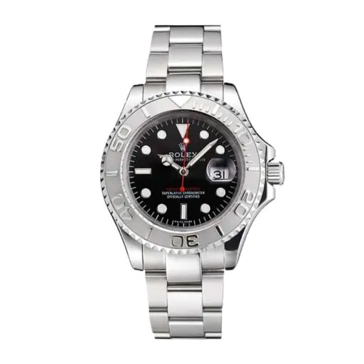 Replica Rolex Yacht-Master Black Dial 116622 Bracelet & Clasp