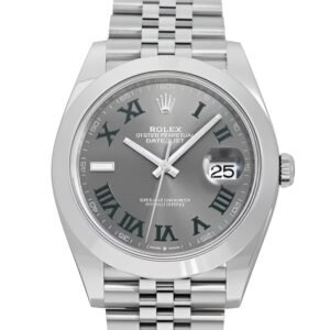 Rolex Datejust Rhodium Dial 126300 “Wimbledon” Jubilee 41 mm