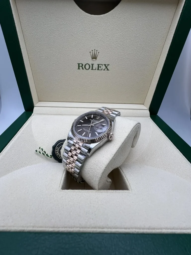 Rolex Datejust Chocolate Dial 126231 Jubilee 36 mm Bracelet & Clasp