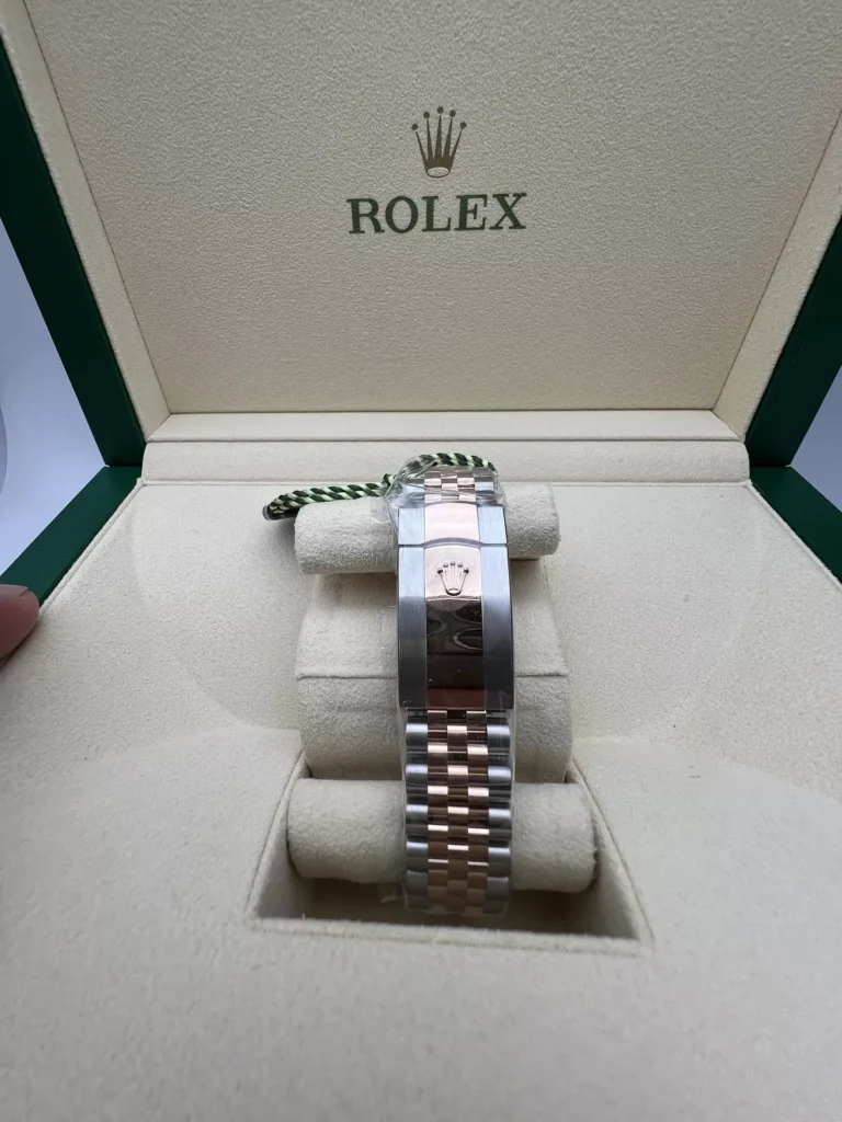 Rolex Datejust Chocolate Dial 126231 Jubilee 36 mm Case Back
