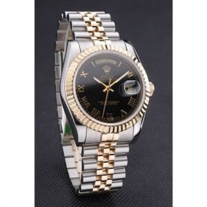 Superclone Rolex Day-Date Black Dial SRL78 36 mm