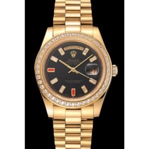 Superclone Rolex Day-Date Black Dial 1454101 36 mm