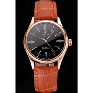 Superclone Rolex Cellini Black Dial REP016794