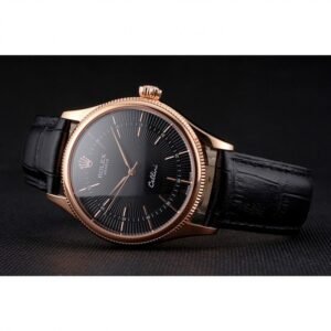 Superclone Rolex Cellini Black Dial REP016815