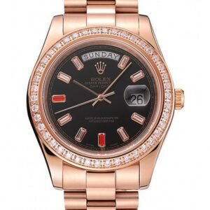 Superclone Rolex Day-Date Black Dial 1454102 40 mm