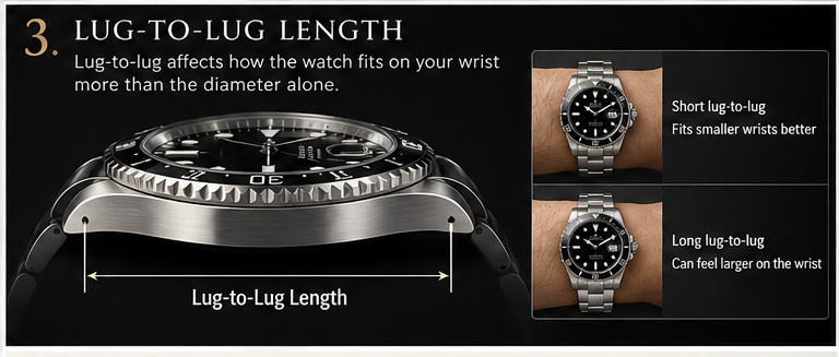 Luxury watch case thickness comparison and wrist comfort guide