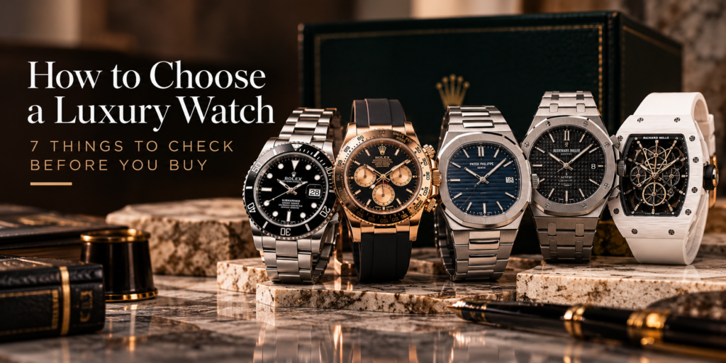 How to Choose a Luxury Watch: 7 Things to Check Before You Buy